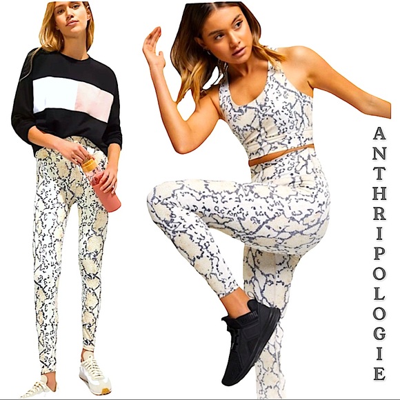 NWT Anthropologie x All Fennix Python Leggings - Picture 9 of 13